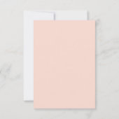 Pastel Wreath baby shower merci note (Dos)