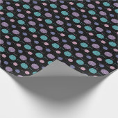 Pastel Yarn Ball String Pattern Cadeaupapier (Hoek)