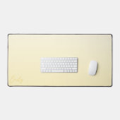 Pastel Yellow Gradient Calligraphy Personalized (Clavier et souris)