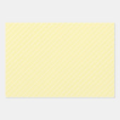 Pastel Yellow Pset Striped Spring Inpakpapier Vel (Voorkant 3)