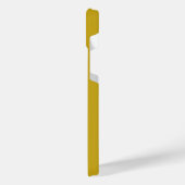 pastel yellow Shades Shadow Monogram modern name iPhone Hoesje (Linkerkant)