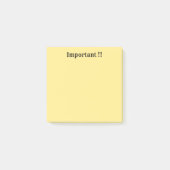 Pastel Yellow Sunset Post-it® Notes (Voorkant)