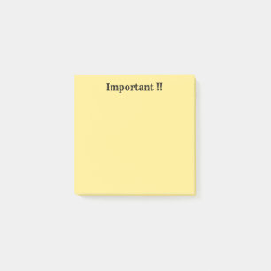 Pastel Yellow Sunset Post-it® Notes