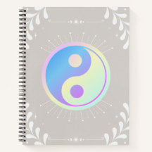 Pastel Yin-Yang notitieboek