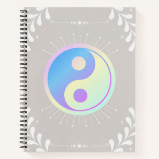 Pastel Yin-Yang notitieboek
