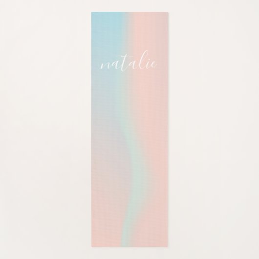 Pastel yoga mat (Voorkant)