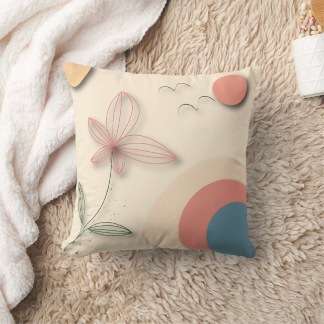 Pastel zachte Worp Kussen (Deken)