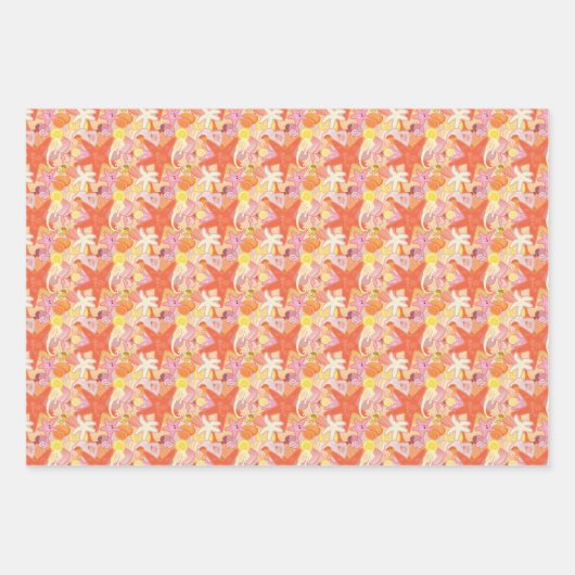 Pastel Zee Creatures Inpakpapier Vel (Voorkant 3)