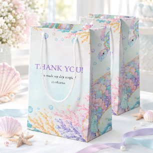 Pastel Zeemeermin Shellabration Verjaardag Klein Cadeauzakje
