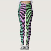 Pastel zigzag leggings (Voorkant)