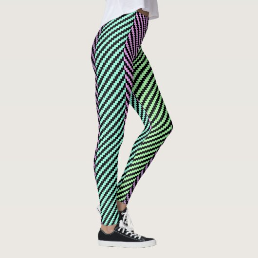 Pastel zigzag leggings (Rechts)