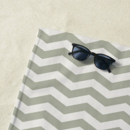 Pastel zigzag streep geometrische chevron strandlaken