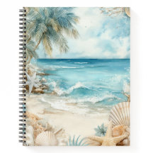 PASTEL ZOMER STRANDSCÈNE MET SCHELPEN