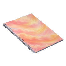 Pastel Zonsondergang Esthetisch Notitieboek | Perz