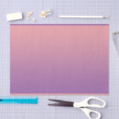 Pastel Zonsondergang Roze Paarse Ombre Gradiënt Ou Tissuepapier (Craft)