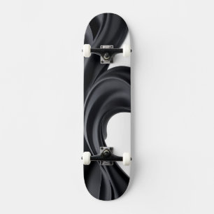 Pastel zwarte kleur skateboard