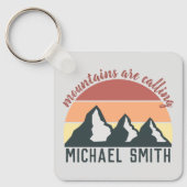  pastelbergen noemen monogram grijs sleutelhanger (Voorkant)