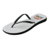 pastelbergen noemen monogram grijs teenslippers (Schuin)