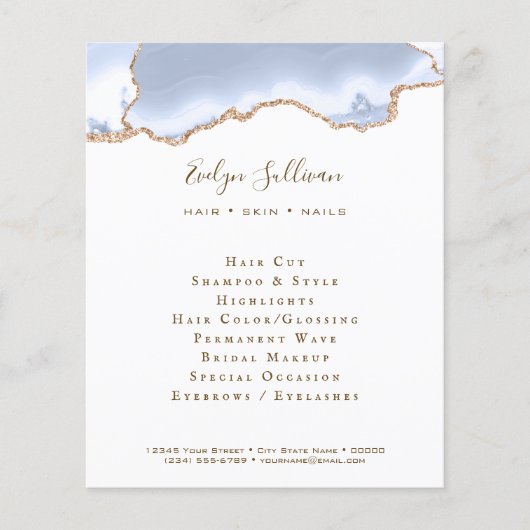 pastelblauw-agaaflyer flyer (Voorkant)