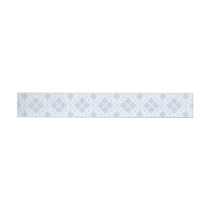 Pastelblauw geometrisch bloemmotief herhalend patr