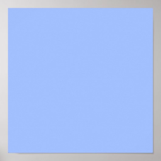 Pastelblauw (vaste kleur) poster (Voorkant)