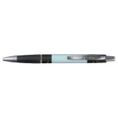 Pastelblauwe kleurpotlood wrap monogram naam pen (Achterkant)