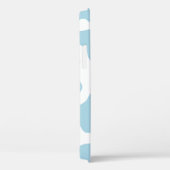 pastelblauwe koe print kawaii Case-Mate iPhone case (Achterkant / Rechts)