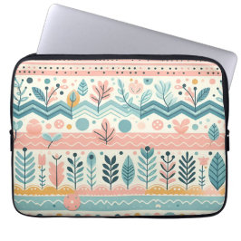 Pastelbloem laptophoes laptop sleeve