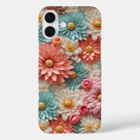 Pastelbloem ontwerp telefoonhoes