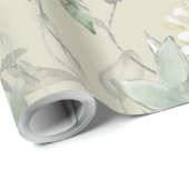 Pastelbloemen naadloos cadeaupapier (Rol Hoek)