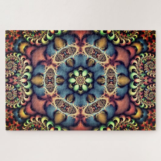 pastelbloemen puzzel (Horizontaal)