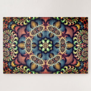 pastelbloemen puzzel legpuzzel