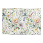  pastelbloemmotief kussensloop (Achterkant)