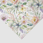  pastelbloemmotief tissuepapier (Detail)