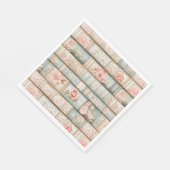  pastelboekenstapels servet (Hoek)