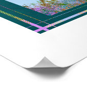 Pastelboom met lichte bries poster (Hoek)