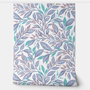 Pastelbotanische harmonie behang