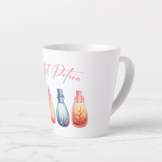 pasteldrank latte mok (Rechterhoek)