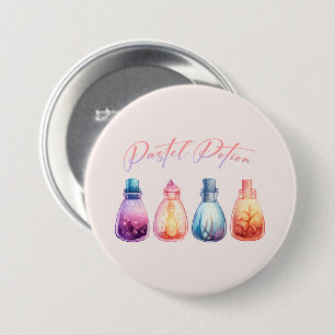 pasteldrank ronde button 7,6 cm