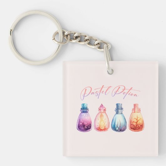 pasteldrank sleutelhanger (Voorkant)