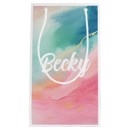 Pasteldromen: artistieke penseelstreken klein cadeauzakje