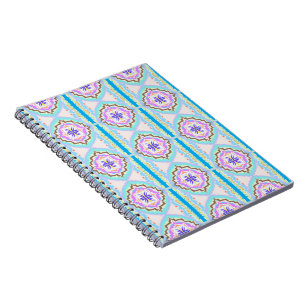 Pasteldroom Boho Geometrische Kaleidoscoop Notitieboek