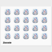  pastelfee ronde sticker (Vel)