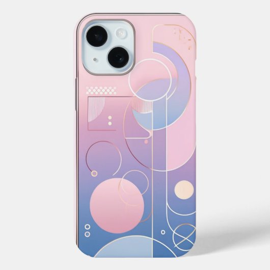 pastelgradiënt geometrisch Case-Mate iPhone case (Achterkant)