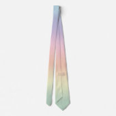 pastelgradiënt regenboog stropdas (Achterkant)