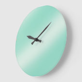 Pastelgroen  grote klok (Hoek)