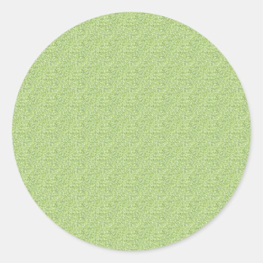 Pastelgroen Ronde Sticker (Voorkant)