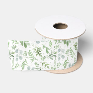 Pastelgroen Waterverf Eucalyptus Pattern Lint