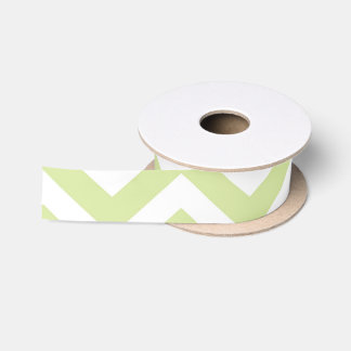 Pastelgroen & Witte Chevron Huwelijk Verjaardag Lint