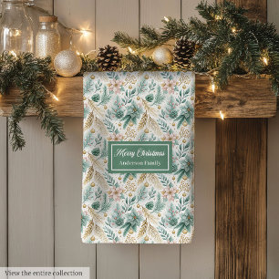 Pastelgroene en gouden handdoek luxe vakantieaccen